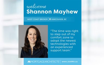 Shannon Mayhew, West Coast Broker partners with the Mortgage Architects Network